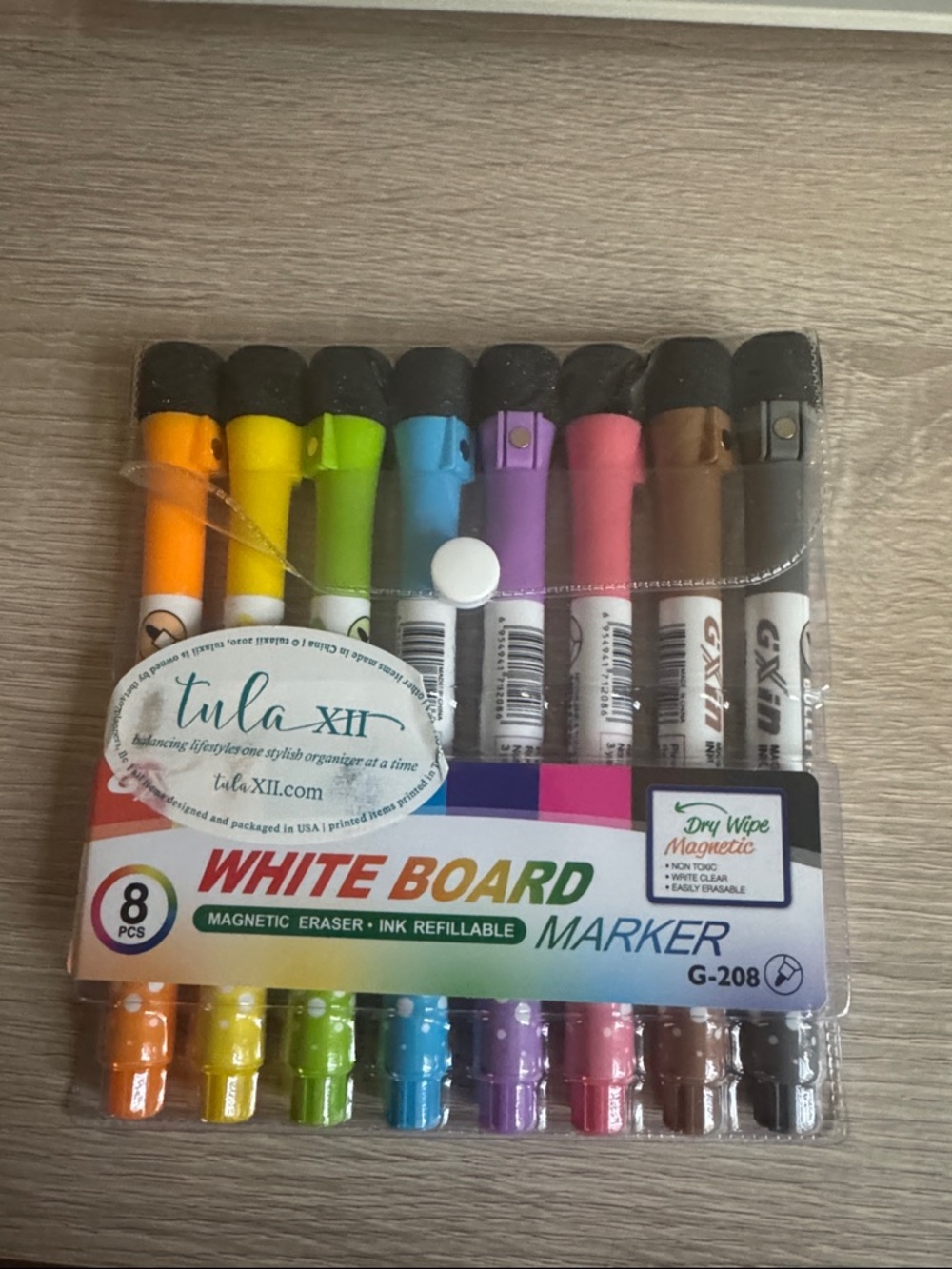 Tula XII New 8 Piece Whiteboard marker